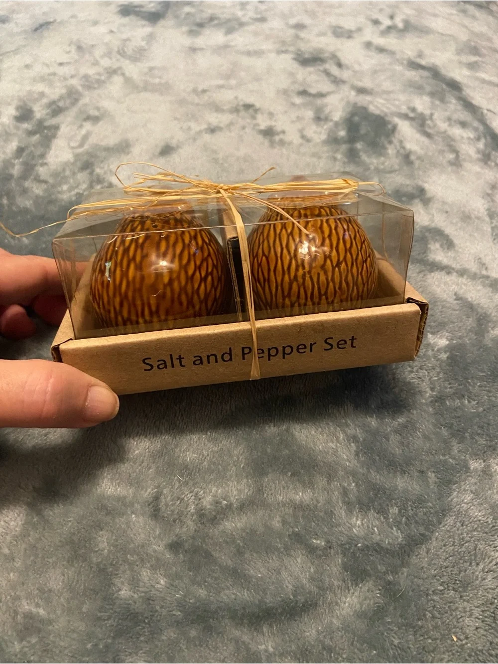 Brown Hedgehog Salt and Pepper Shaker Set - Cute Ceramic Kitchen Accessories